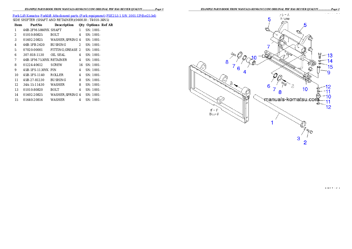 Protected: FSE253-1 S/N 1001-UP Partsbook