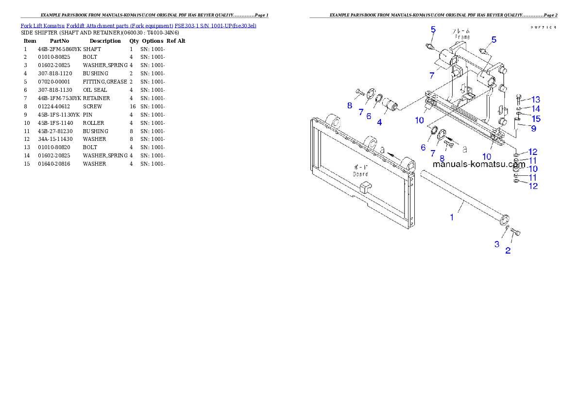 Protected: FSE303-1 S/N 1001-UP Partsbook