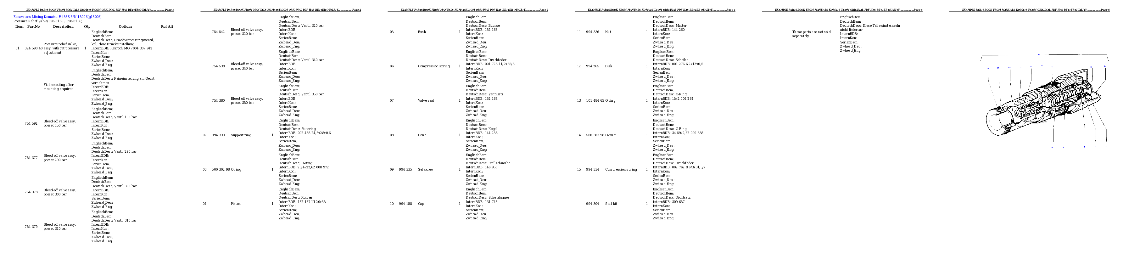 Protected: H455S S/N 15006 Partsbook