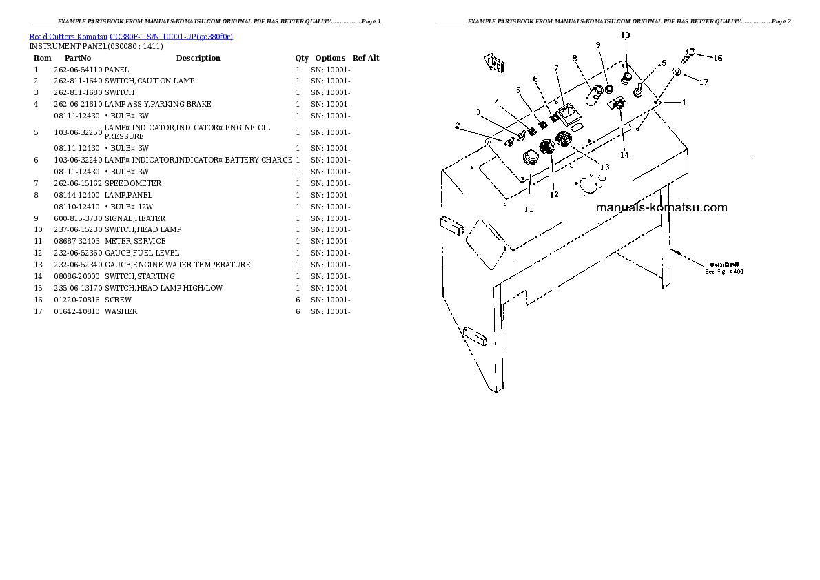 Protected: GC380F-1 S/N 10001-UP Partsbook