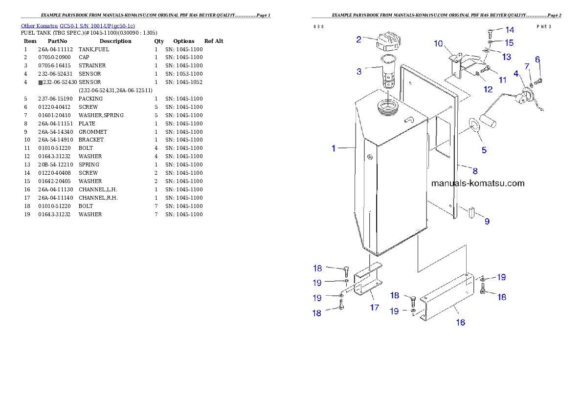 Protected: GC50-1 S/N 1001-UP Partsbook