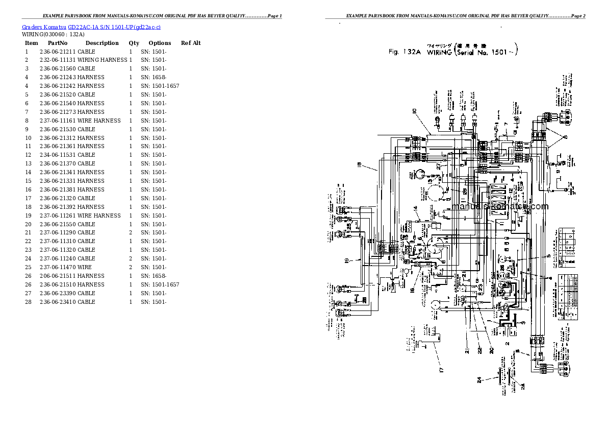Protected: GD22AC-1A S/N 1501-UP Partsbook