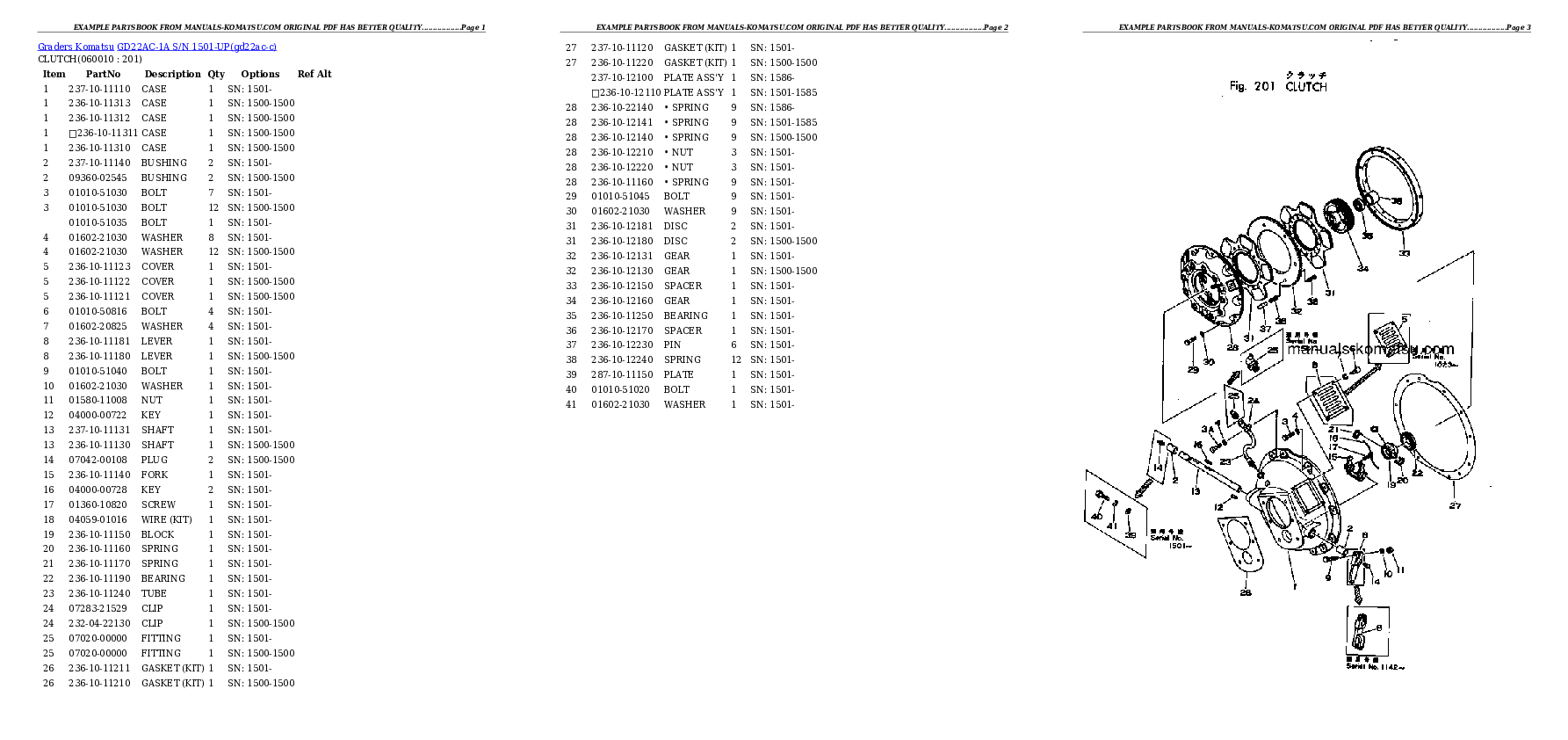 Protected: GD22AC-1A S/N 1501-UP Partsbook