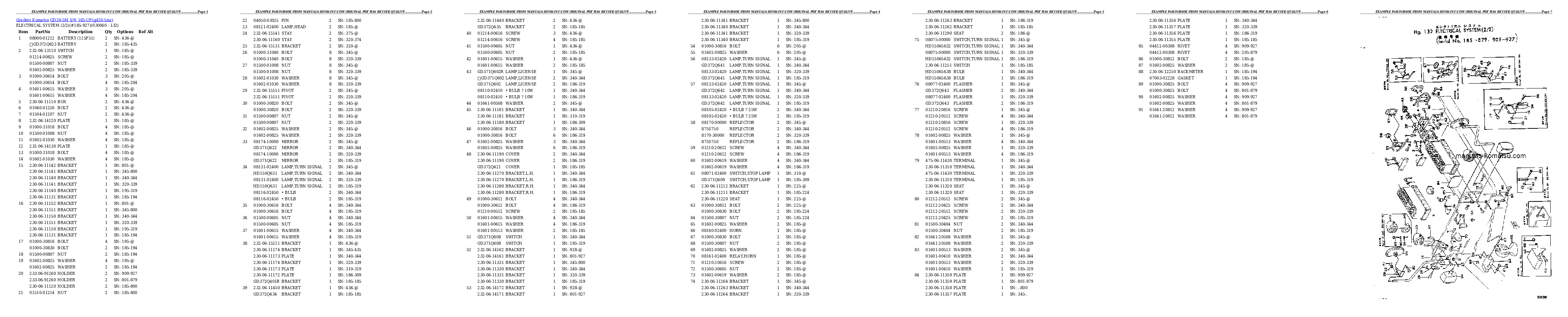 Protected: GD30-5M S/N 185-UP Partsbook