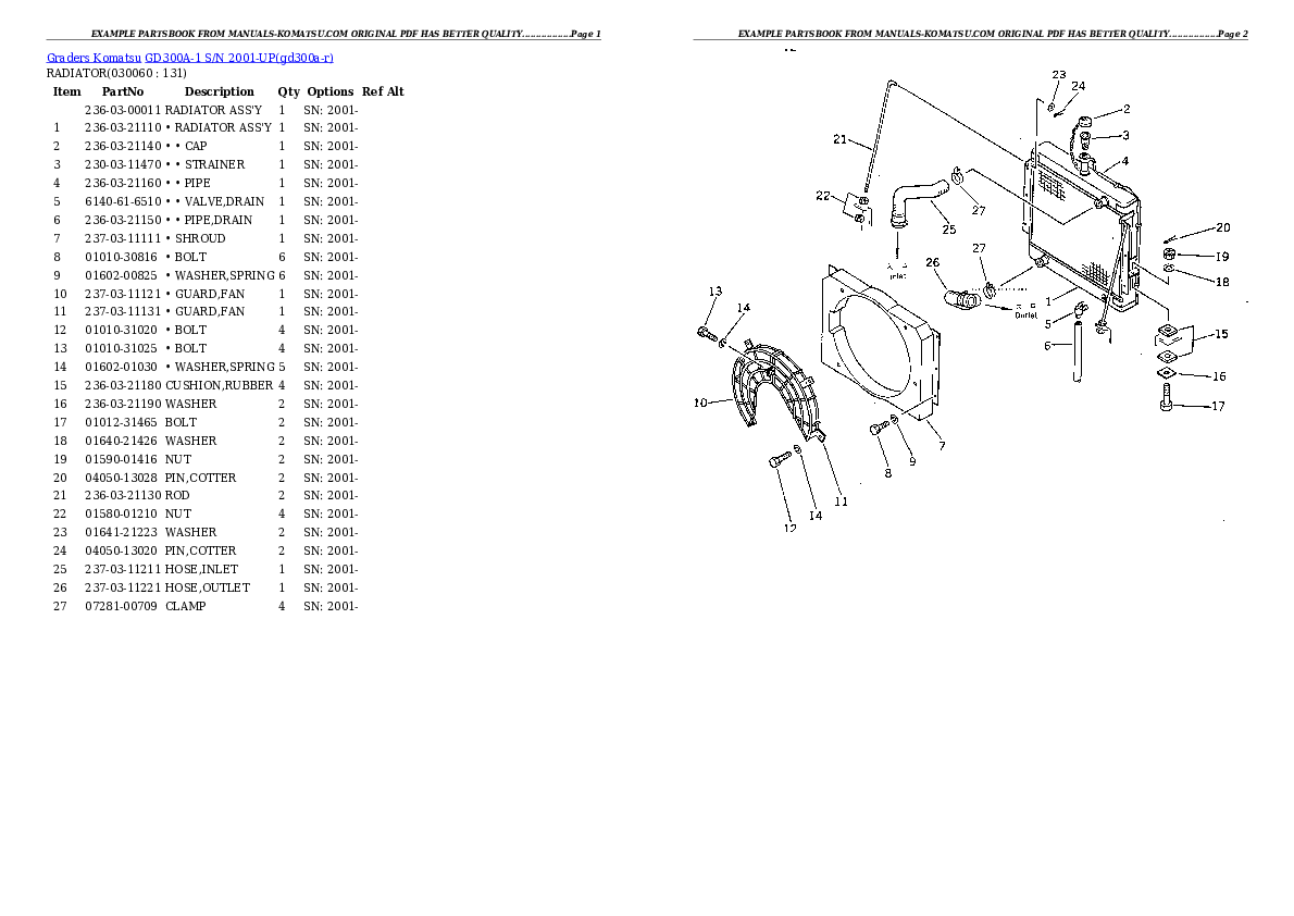 Protected: GD300A-1 S/N 2001-UP Partsbook