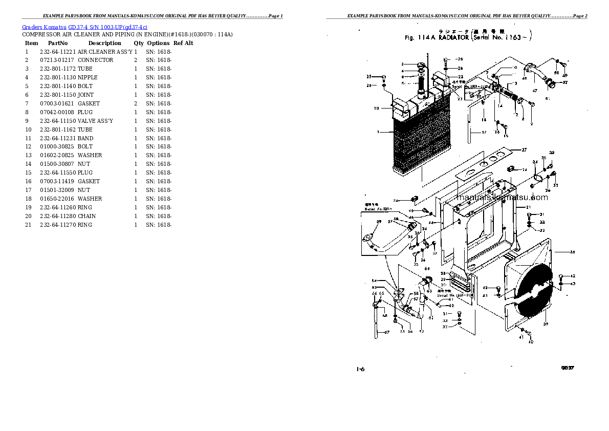Protected: GD37-4 S/N 1003-UP Partsbook