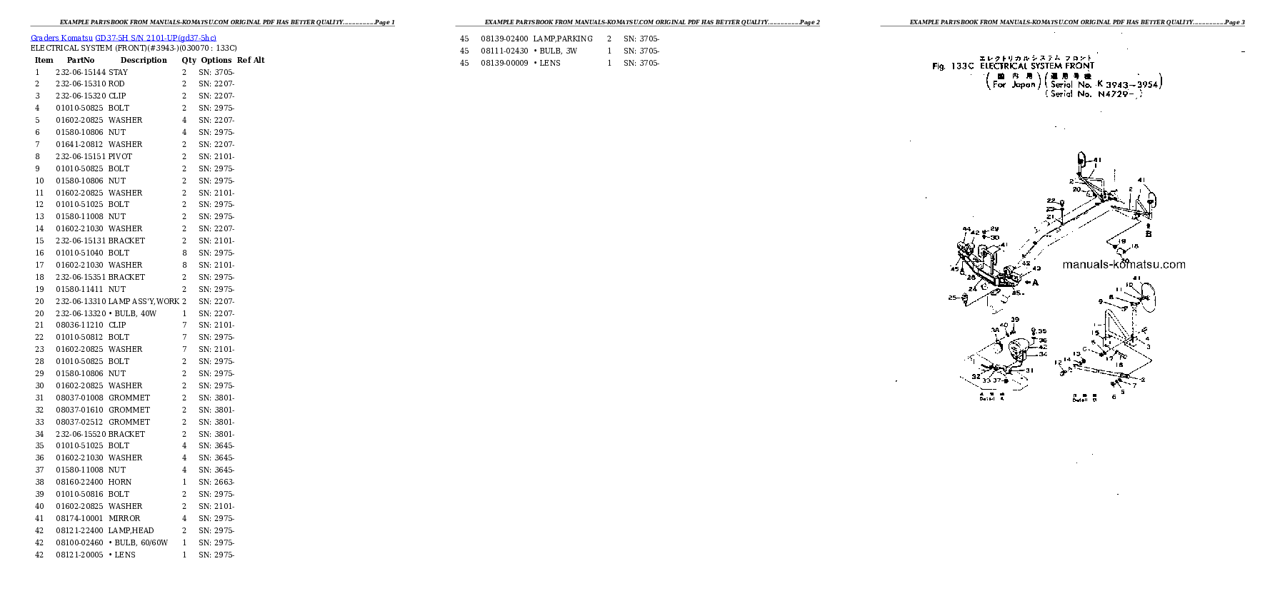 Protected: GD37-5H S/N 2101-UP Partsbook