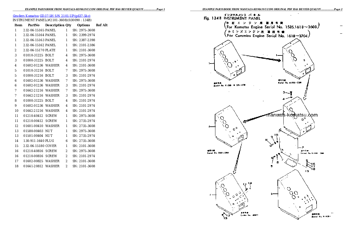 Protected: GD37-5H S/N 2101-UP Partsbook