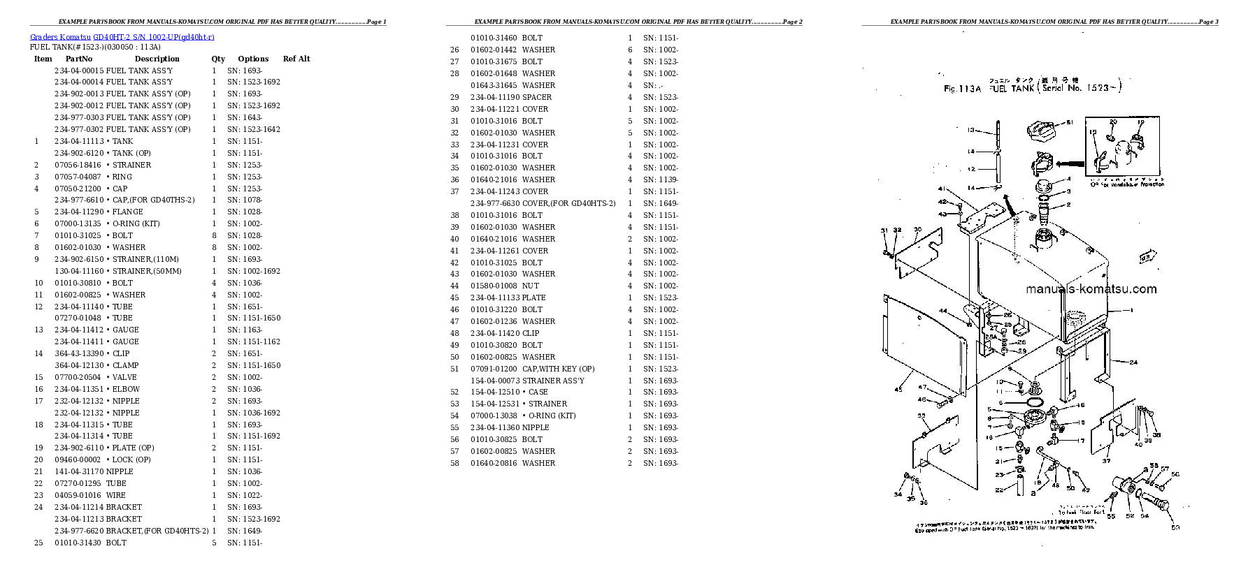 Protected: GD40HT-2 S/N 1002-UP Partsbook