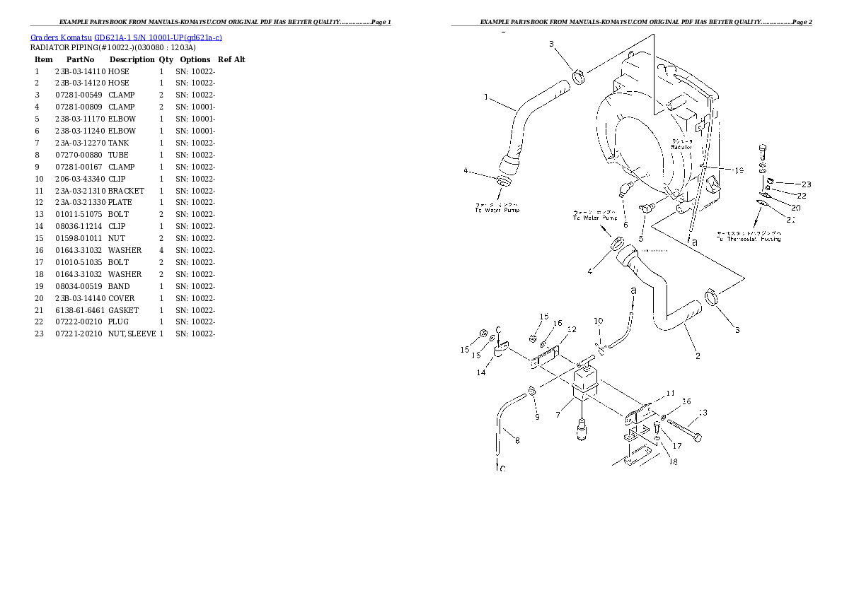 Protected: GD621A-1 S/N 10001-UP Partsbook
