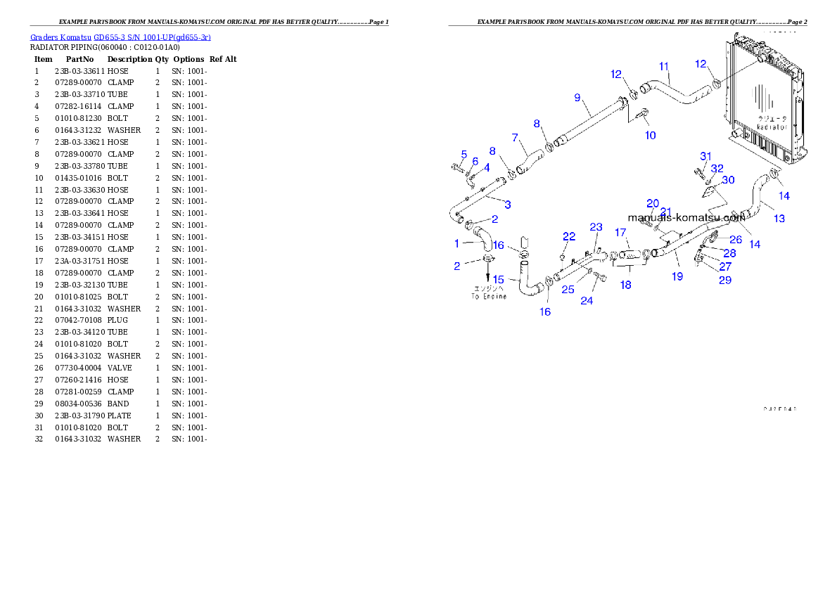 Protected: GD655-3 S/N 1001-UP Partsbook