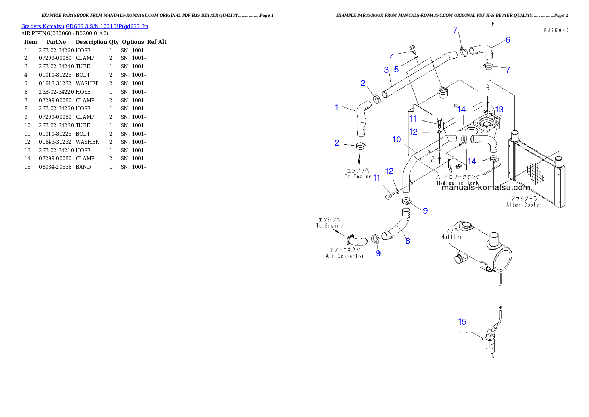 Protected: GD655-3 S/N 1001-UP Partsbook