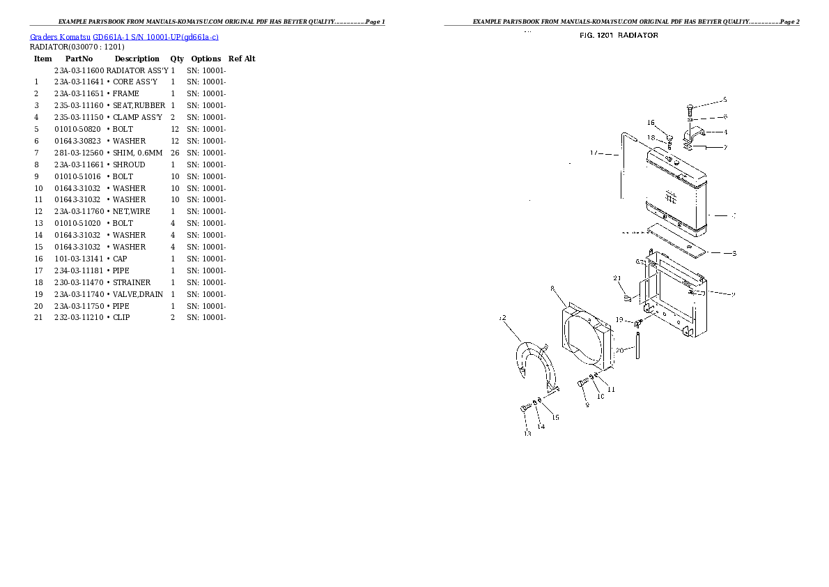 Protected: GD661A-1 S/N 10001-UP Partsbook