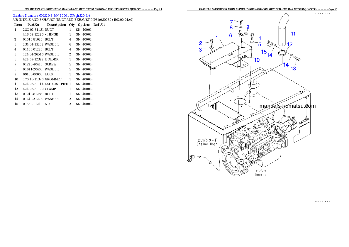 Protected: GH320-3 S/N 40001-UP Partsbook