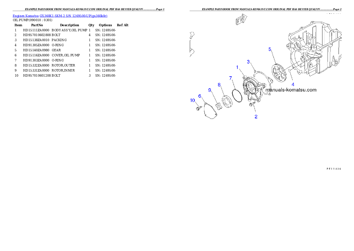 Protected: GX360K1-SKM-2 S/N 1269500-UP Partsbook