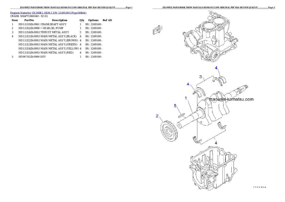 Protected: GX360K1-SKM-2 S/N 1269500-UP Partsbook