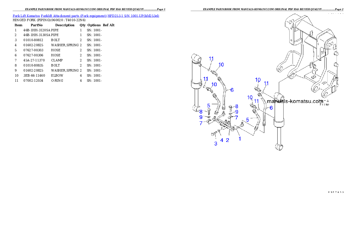 Protected: HFD253-1 S/N 1001-UP Partsbook
