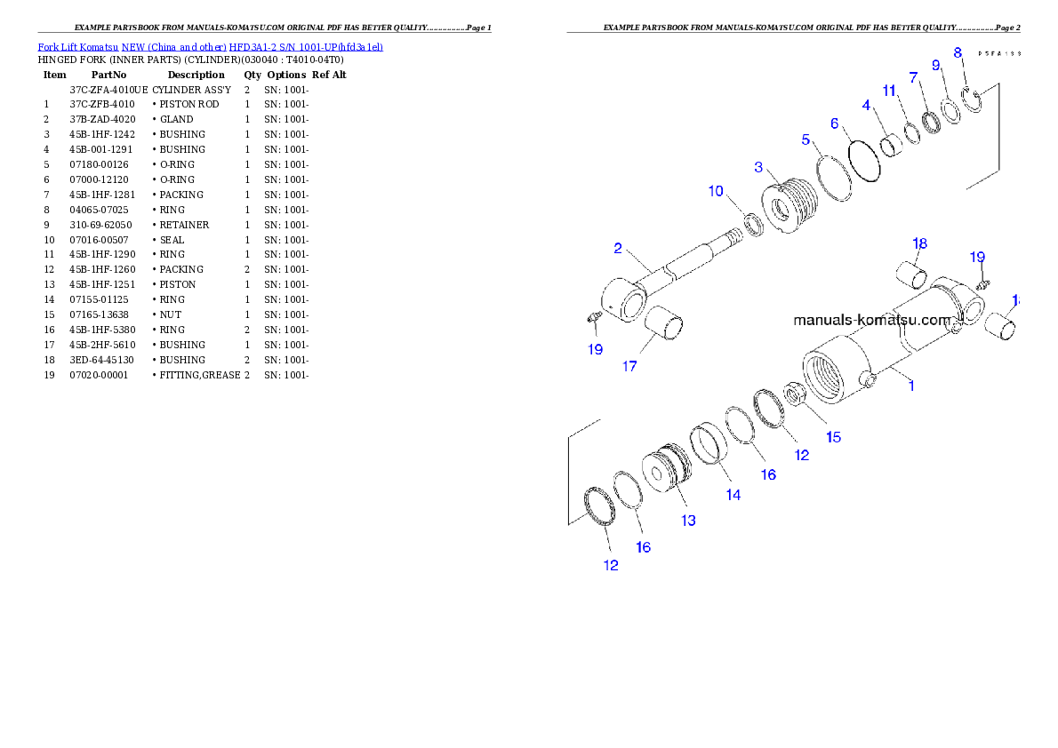 Protected: HFD3A1-2 S/N 1001-UP Partsbook