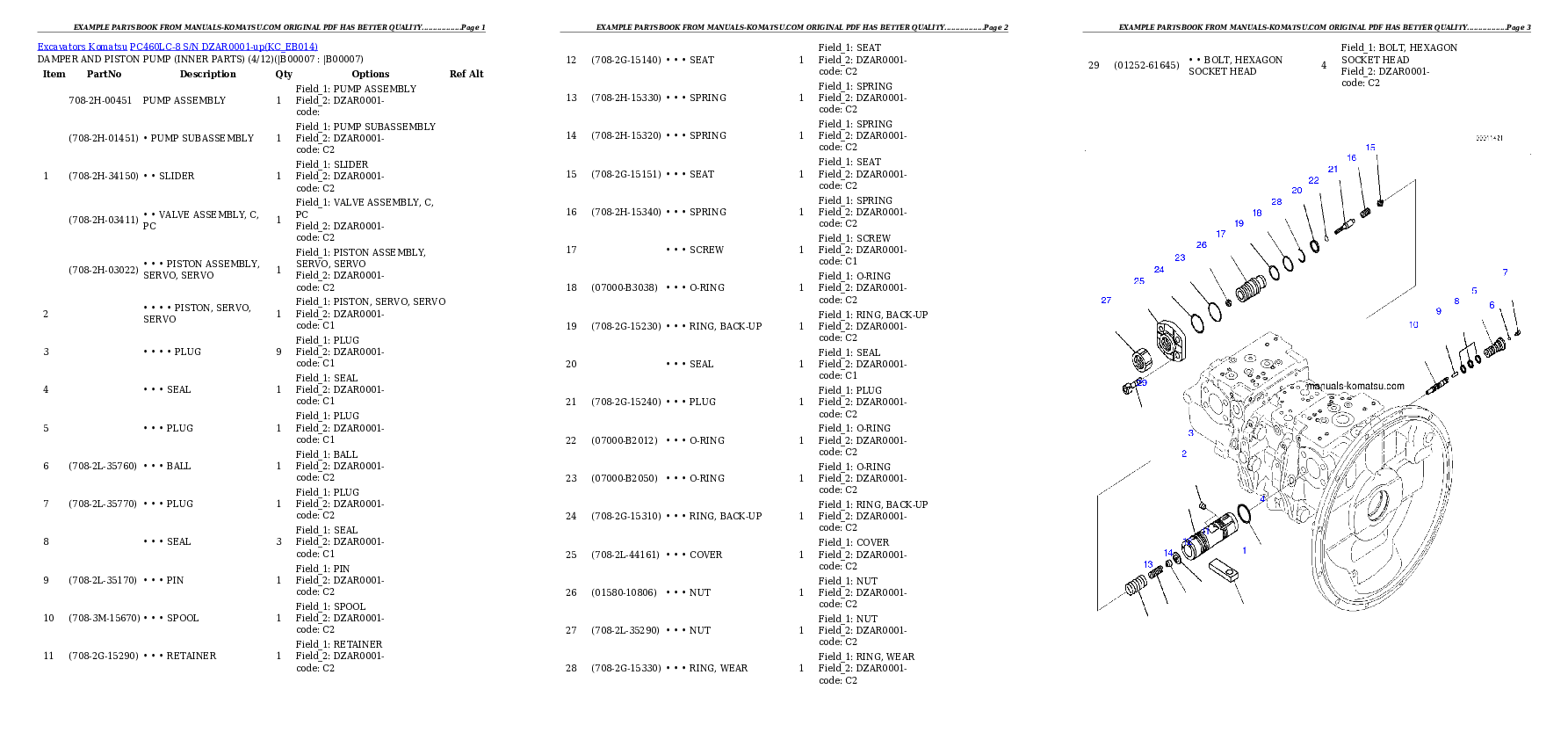Protected: PC460LC-8 S/N DZAR0001-up Partsbook