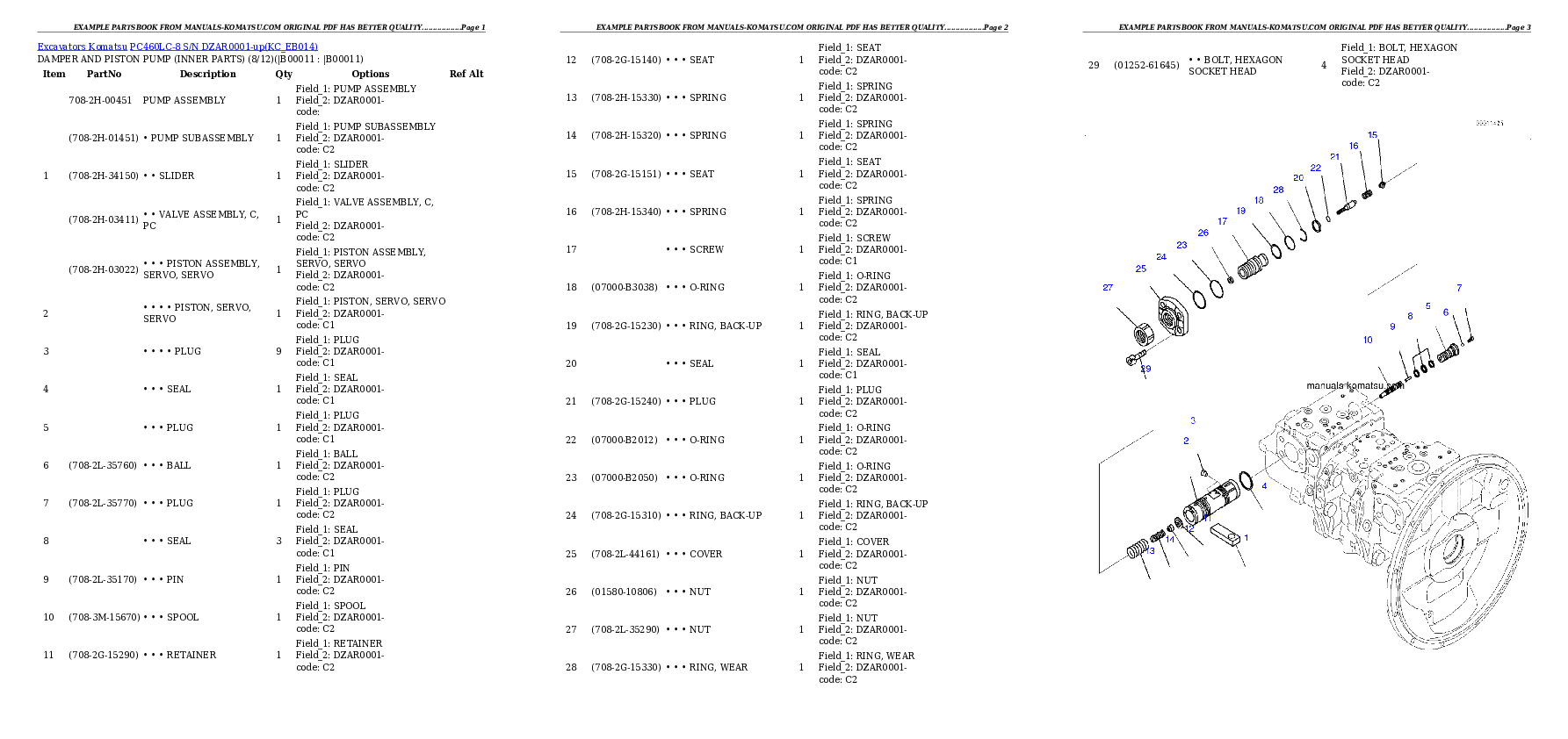 Protected: PC460LC-8 S/N DZAR0001-up Partsbook