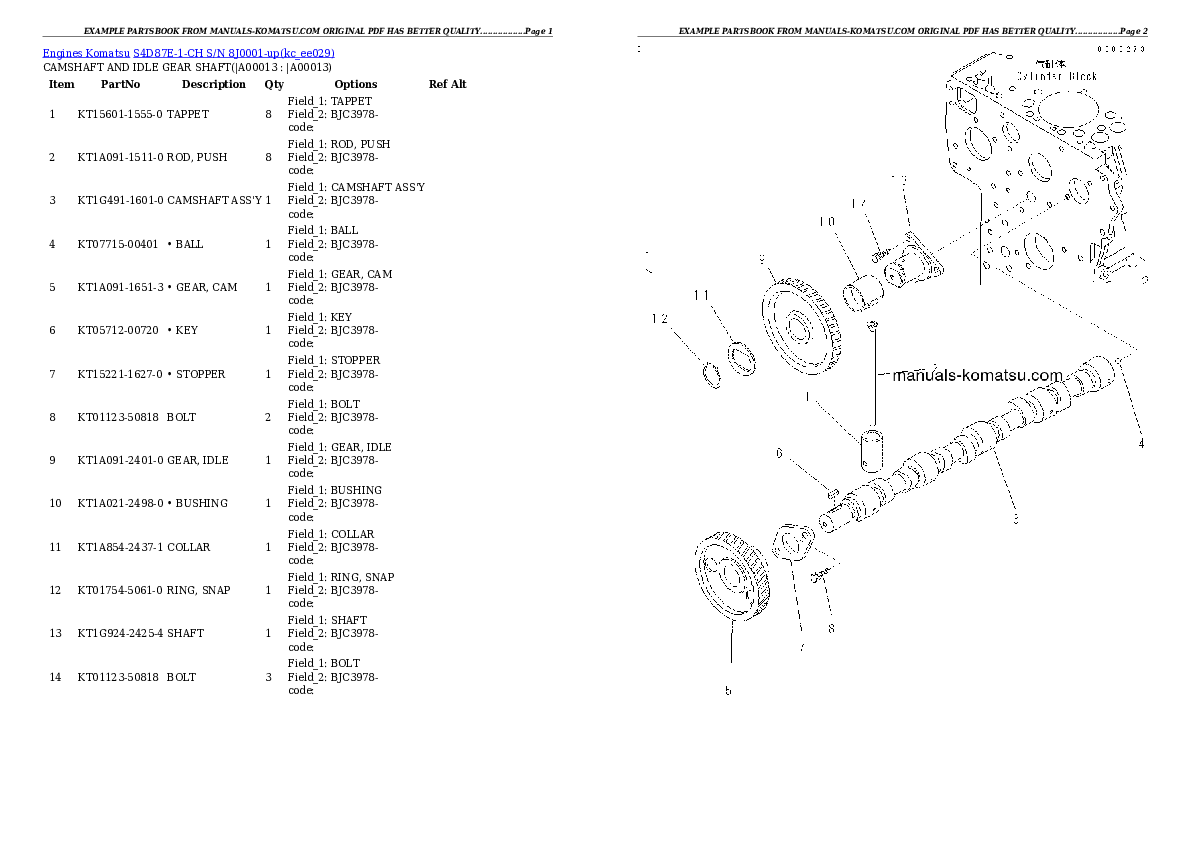 Protected: S4D87E-1-CH S/N 8J0001-up Partsbook