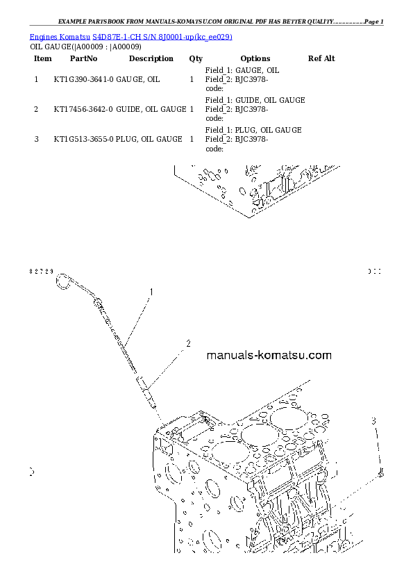 Protected: S4D87E-1-CH S/N 8J0001-up Partsbook