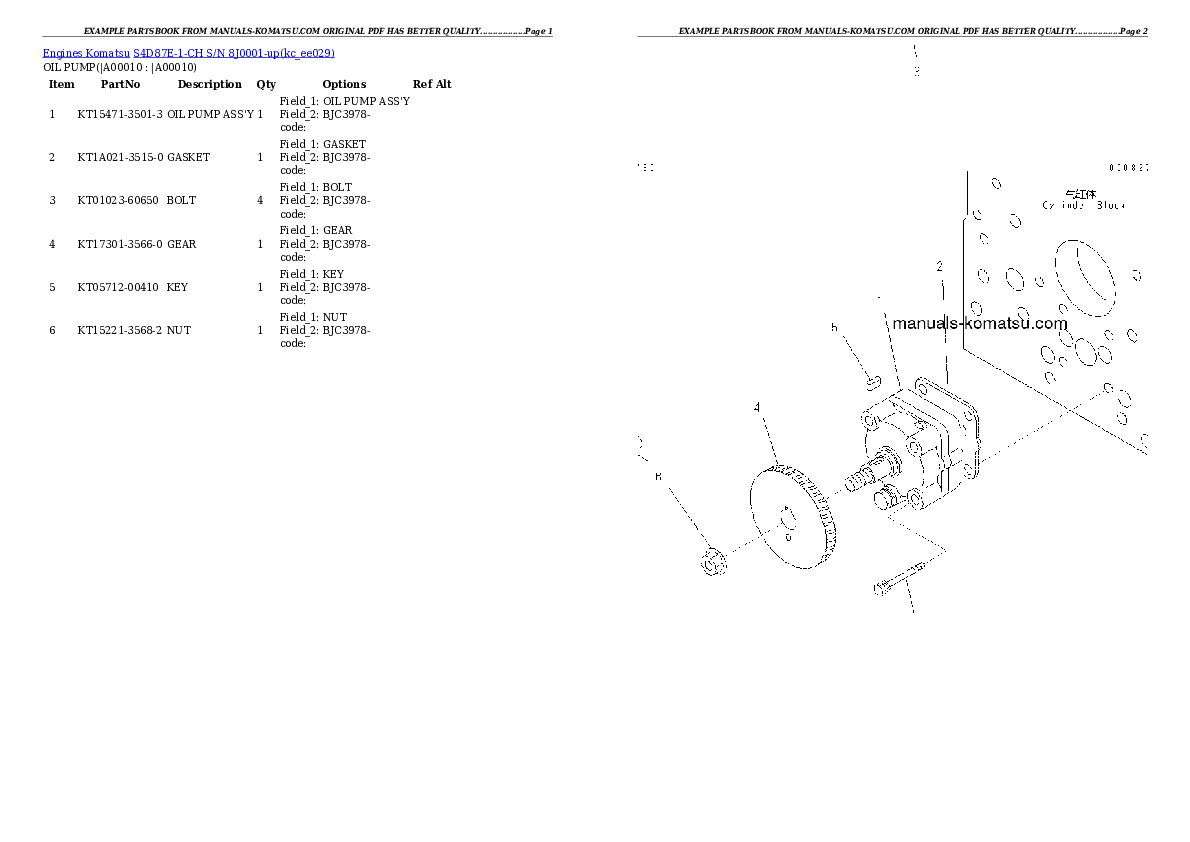 Protected: S4D87E-1-CH S/N 8J0001-up Partsbook