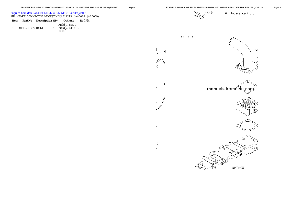 Protected: SAA4D95LE-5L-W S/N 511213-up Partsbook