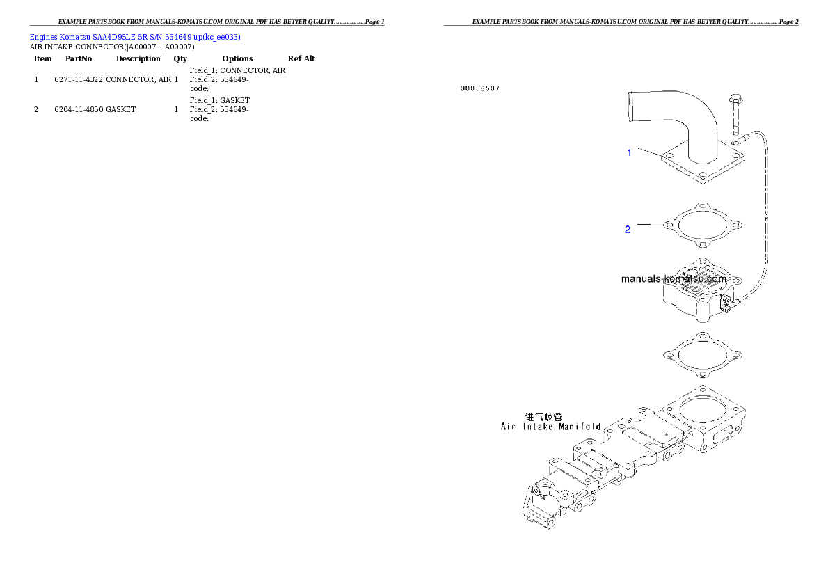 Protected: SAA4D95LE-5R S/N 554649-up Partsbook