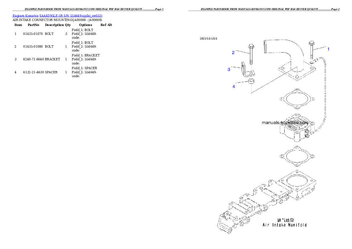 Protected: SAA4D95LE-5R S/N 554649-up Partsbook