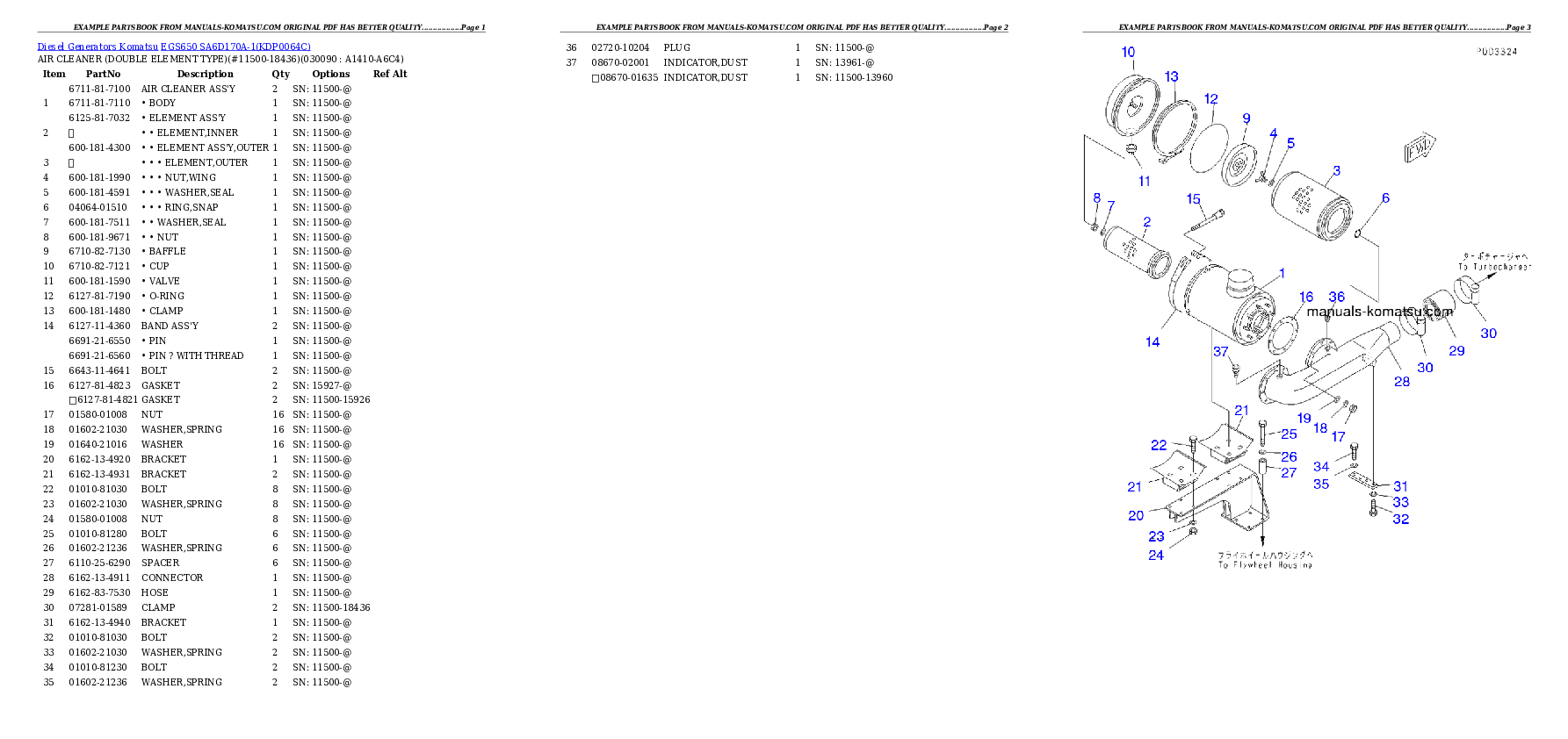 Protected: EGS650       SA6D170A-1 Partsbook