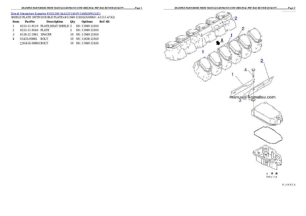Protected: EGS1200     SAA12V140-P1150 Partsbook