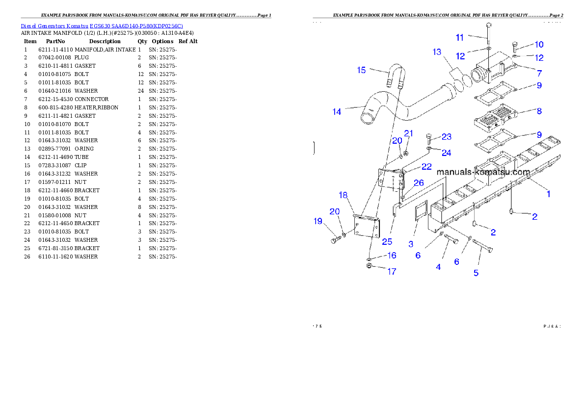 Protected: EGS630       SAA6D140-P580 Partsbook