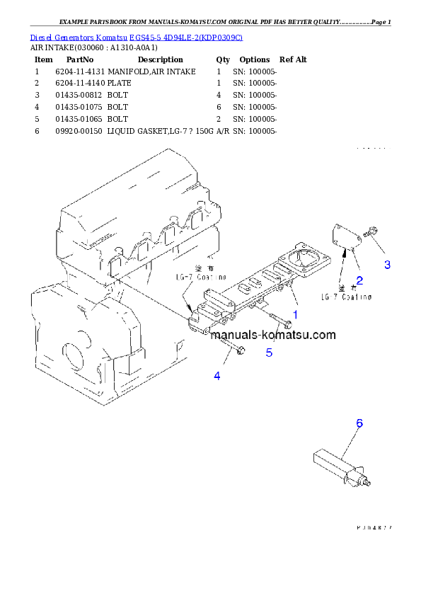 Protected: EGS45-5     4D94LE-2 Partsbook
