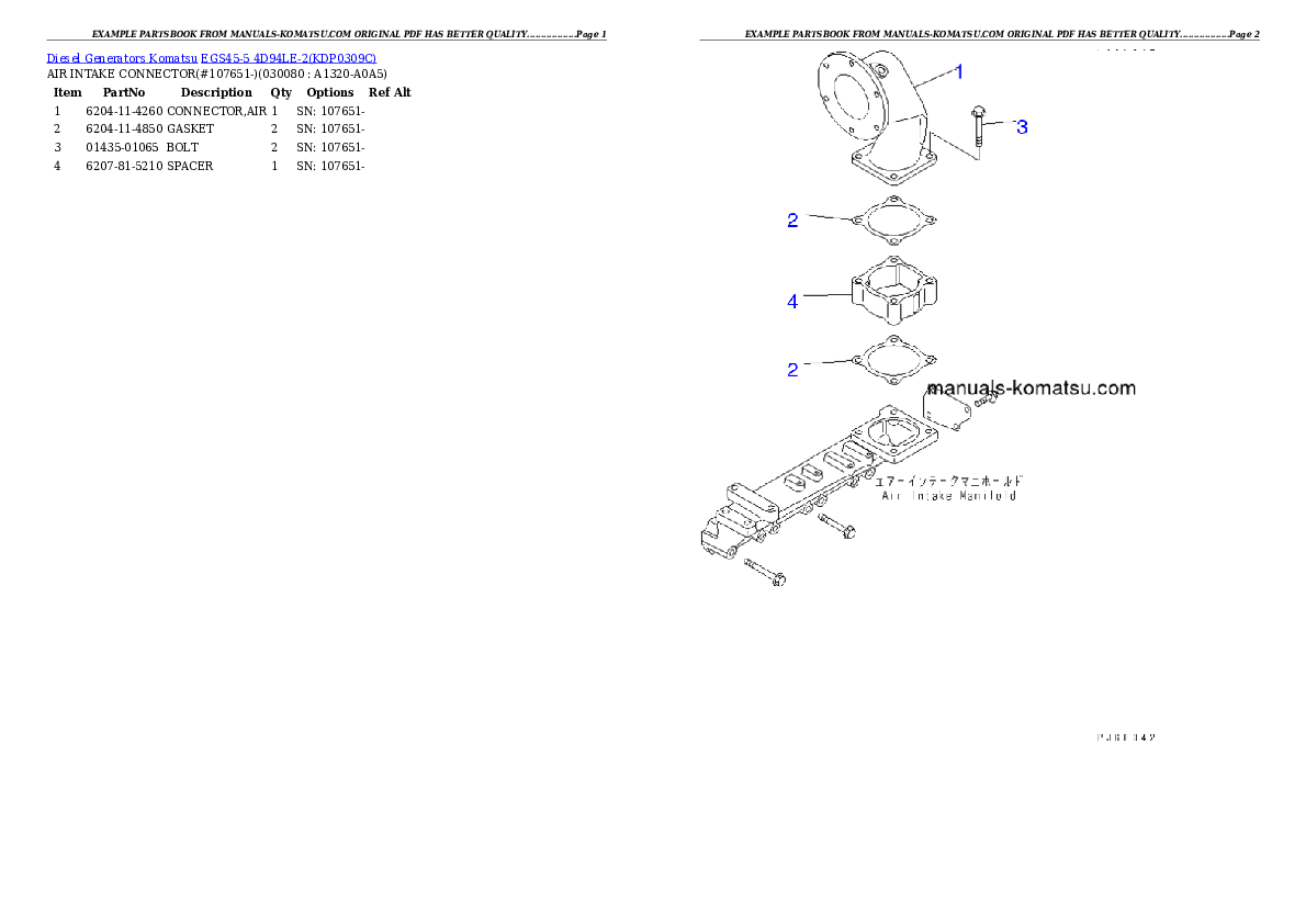 Protected: EGS45-5     4D94LE-2 Partsbook