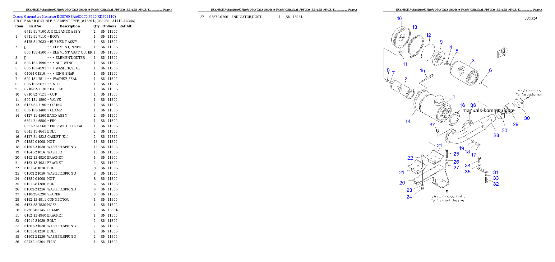 Protected: EGS760       SAA6D170-P740 Partsbook