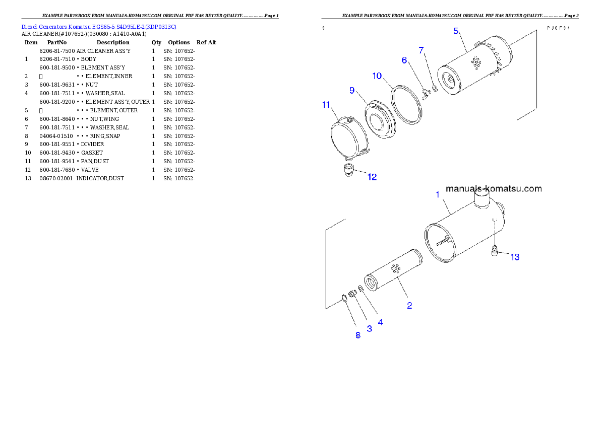 Protected: EGS65-5     S4D95LE-2 Partsbook