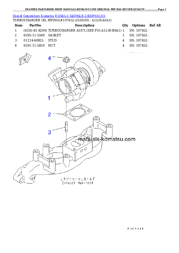 Protected: EGS65-5     S4D95LE-2 Partsbook