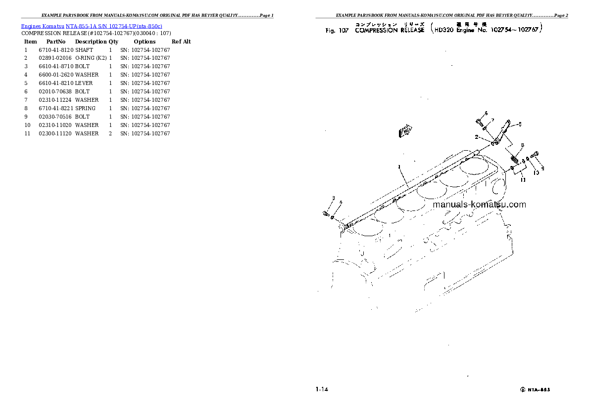 Protected: NTA-855-1A S/N 102754-UP Partsbook