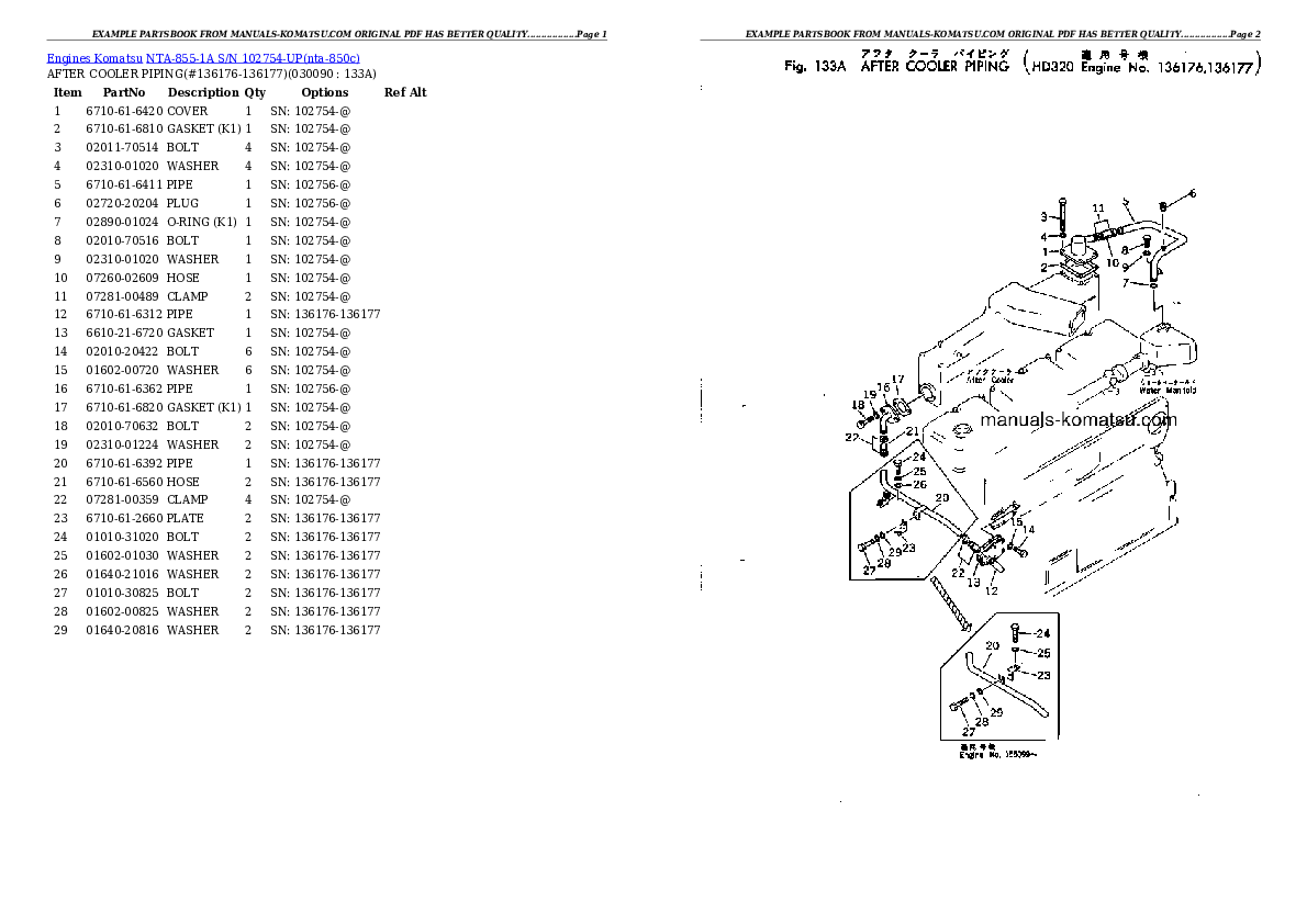 Protected: NTA-855-1A S/N 102754-UP Partsbook