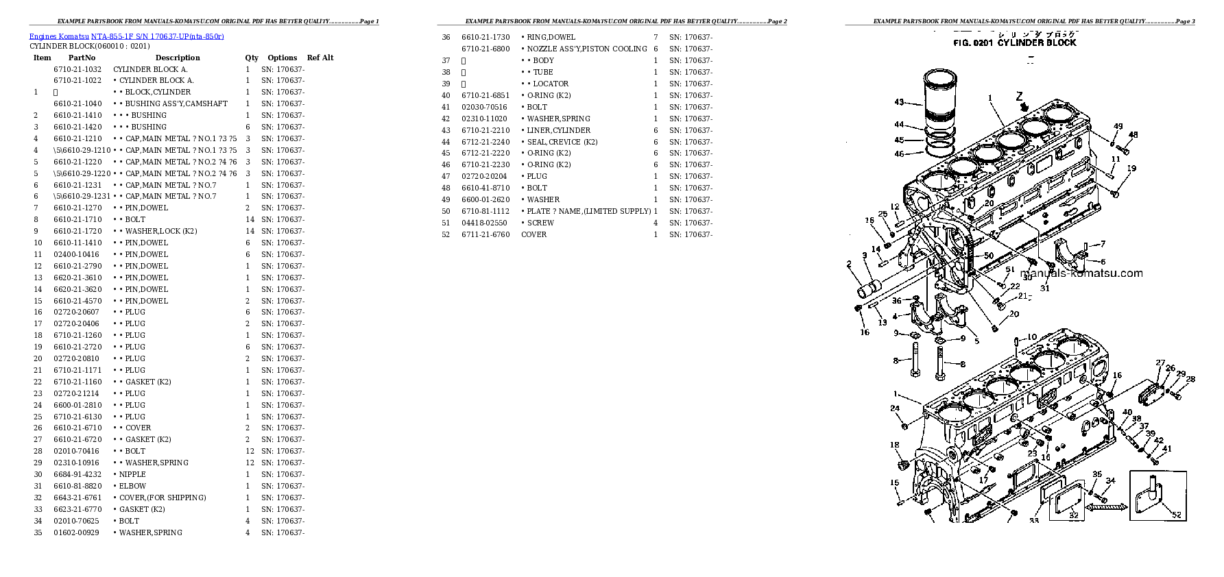 Protected: NTA-855-1F S/N 170637-UP Partsbook