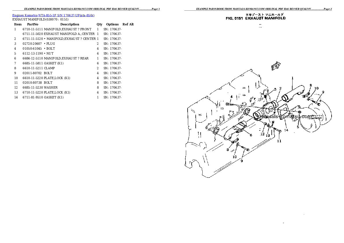 Protected: NTA-855-1F S/N 170637-UP Partsbook