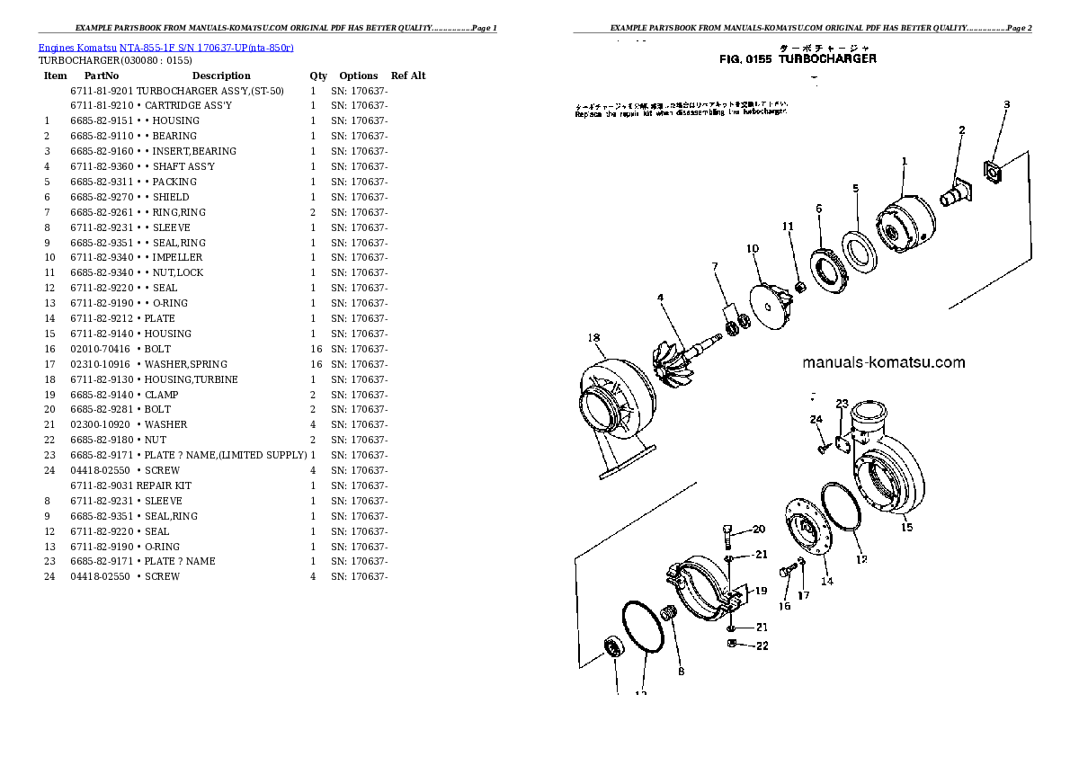 Protected: NTA-855-1F S/N 170637-UP Partsbook