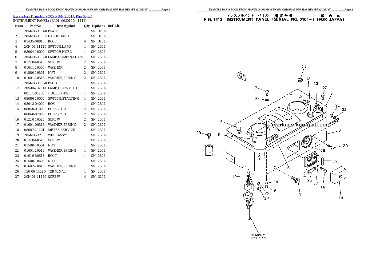 Protected: PC05-5 S/N 2501-UP Partsbook
