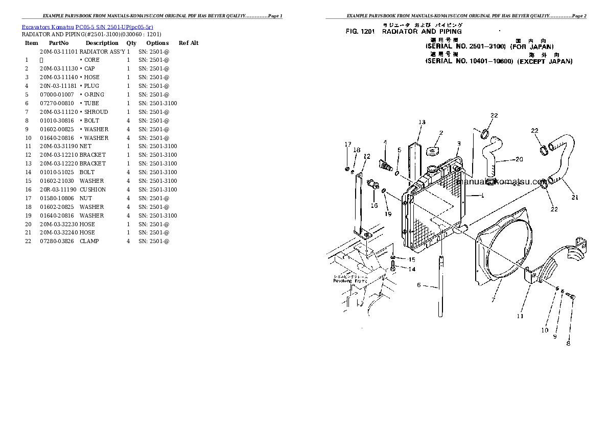 Protected: PC05-5 S/N 2501-UP Partsbook