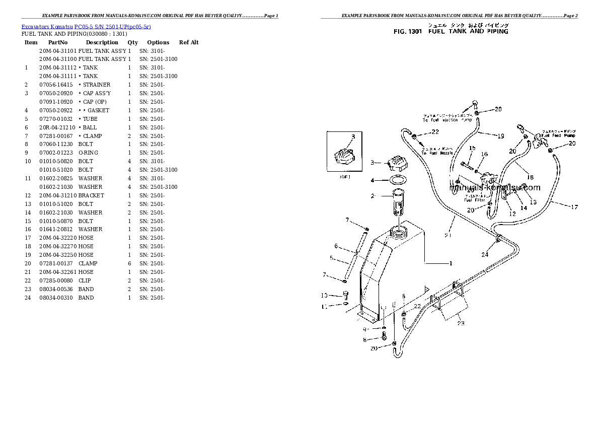 Protected: PC05-5 S/N 2501-UP Partsbook