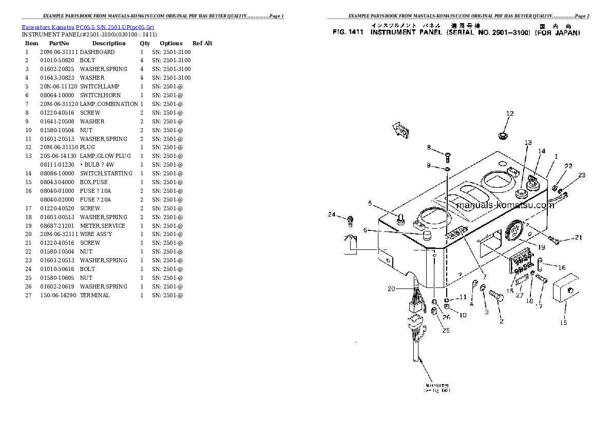 Protected: PC05-5 S/N 2501-UP Partsbook