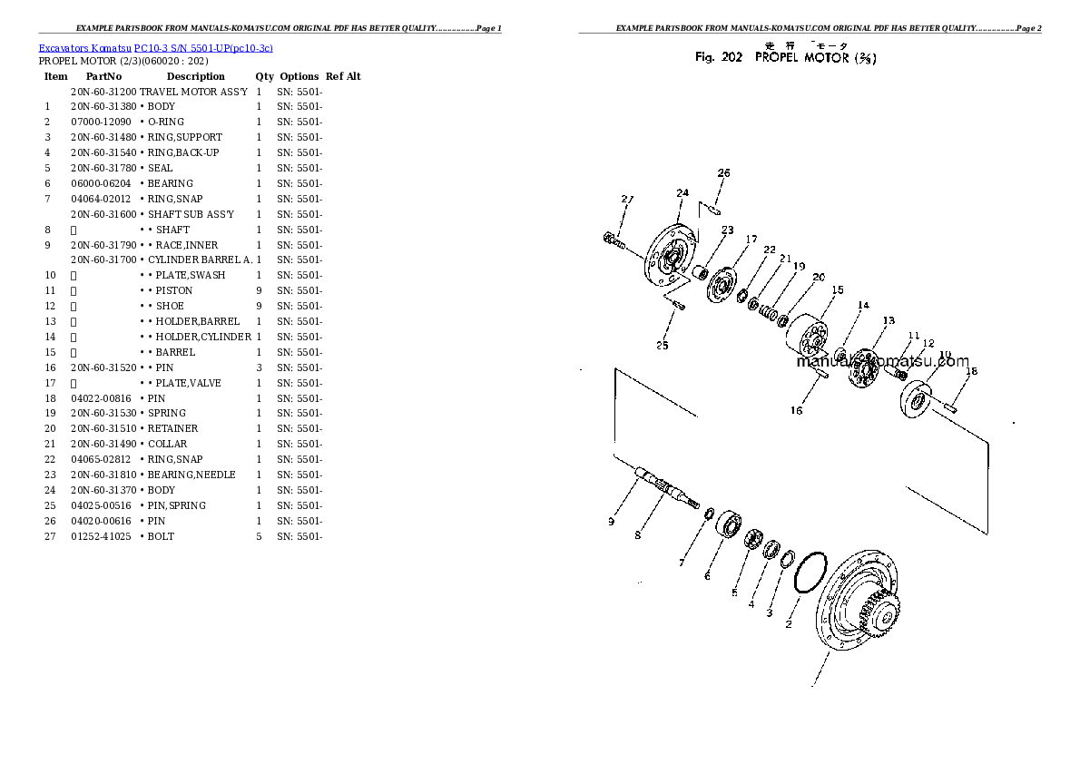 Protected: PC10-3 S/N 5501-UP Partsbook
