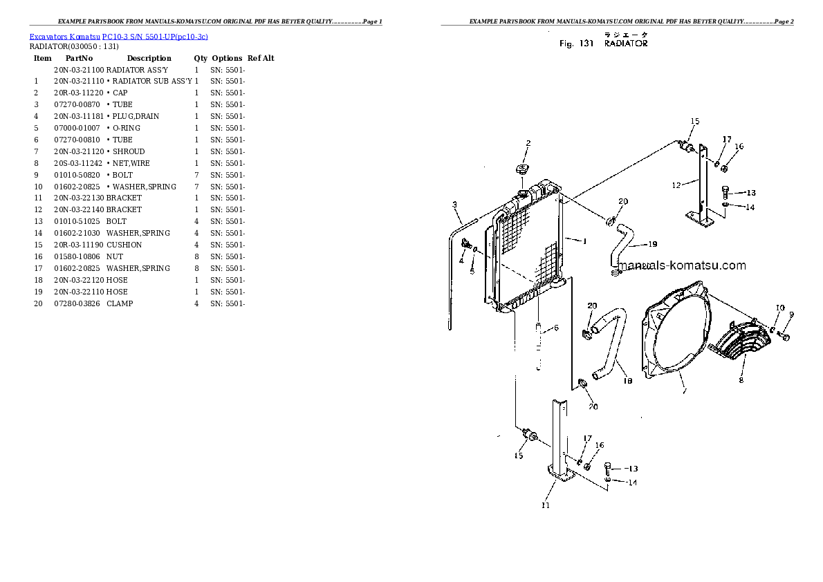 Protected: PC10-3 S/N 5501-UP Partsbook