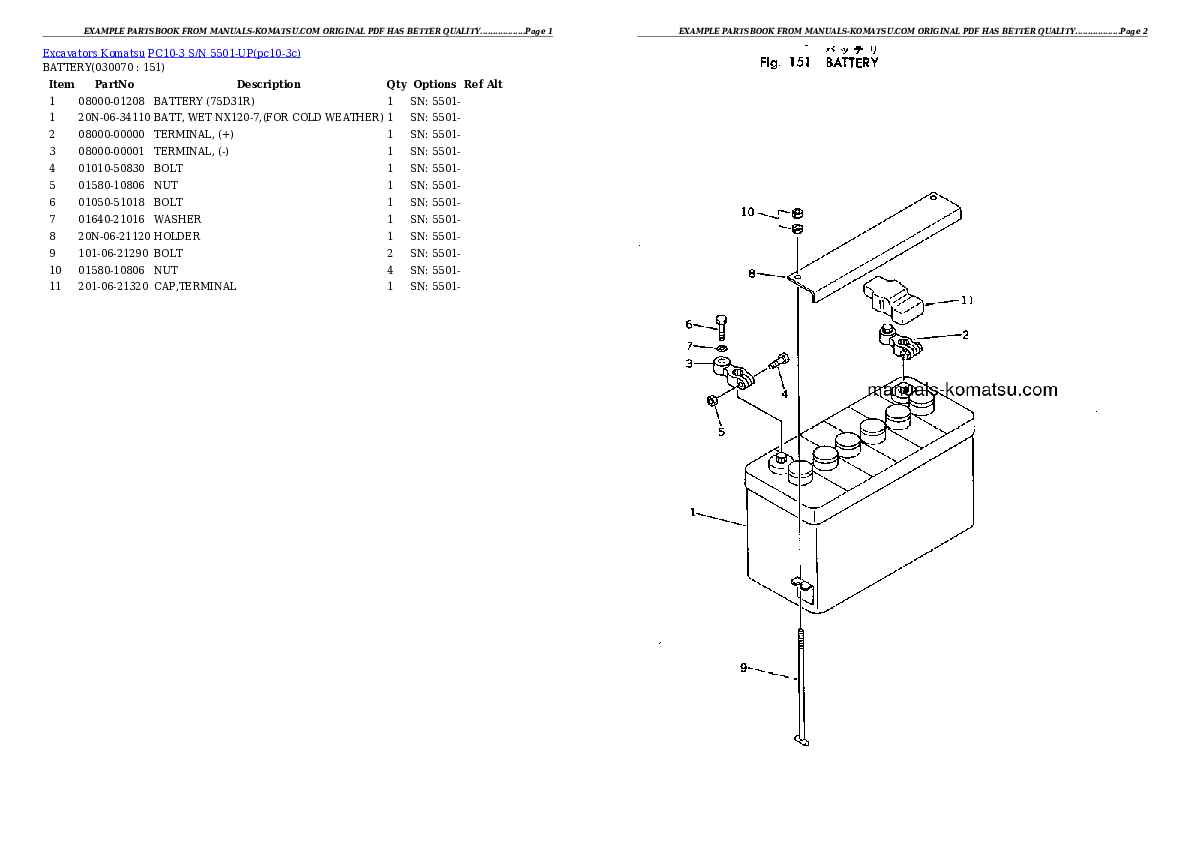 Protected: PC10-3 S/N 5501-UP Partsbook